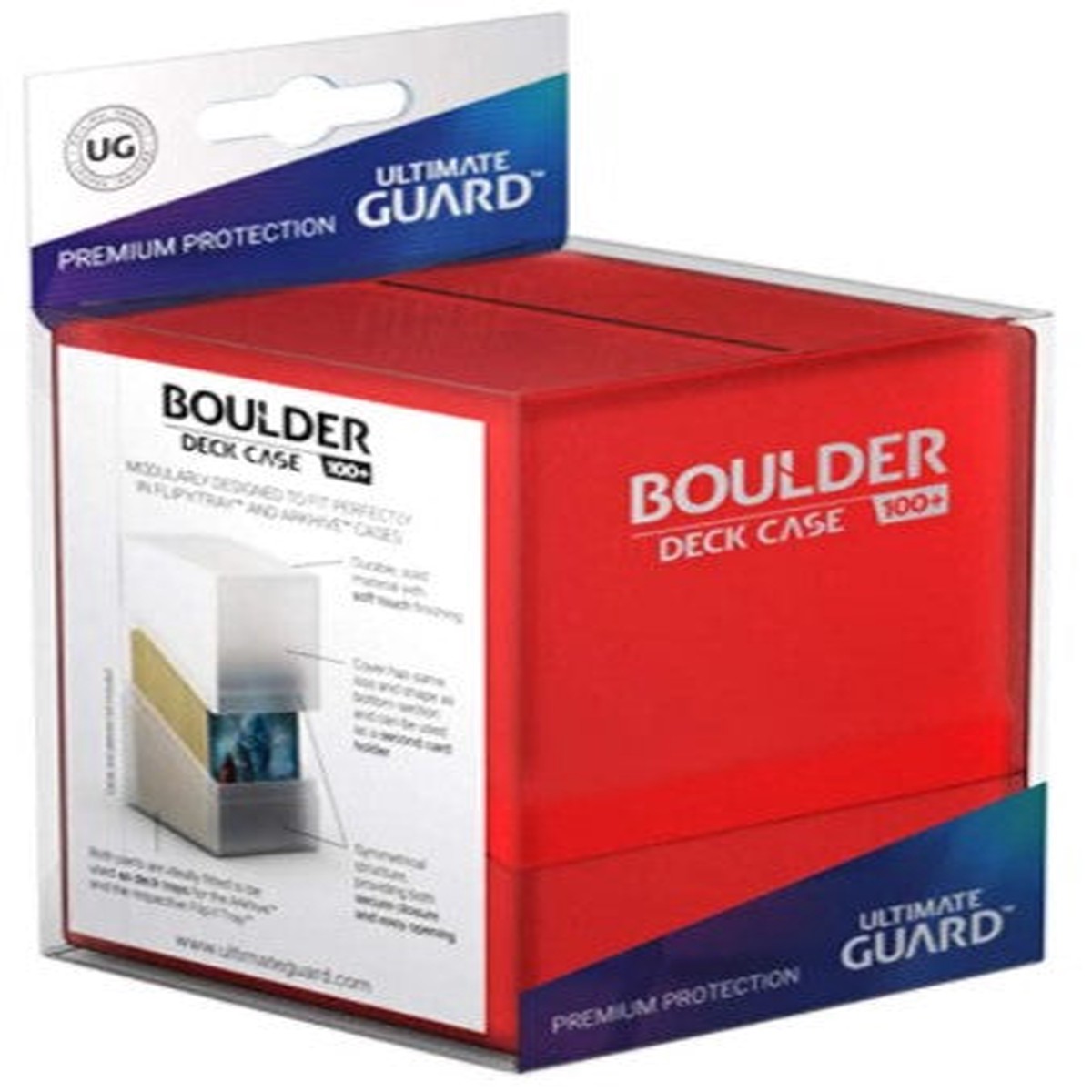 Boulder Deck Case 100+ Standard Size Ruby