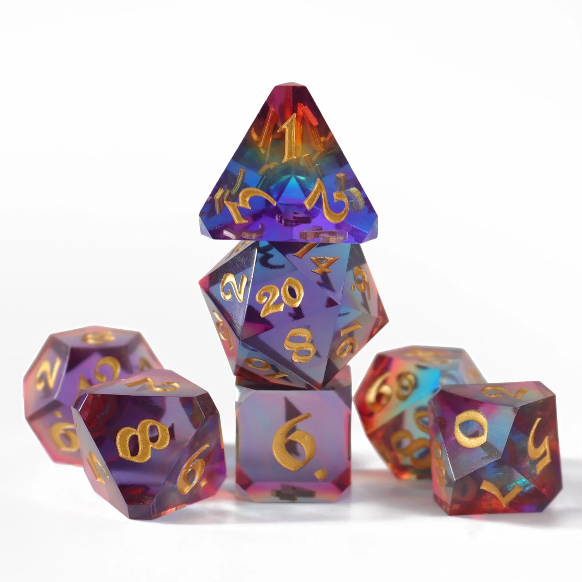 7pc RPG Set - Lucent Rainbow