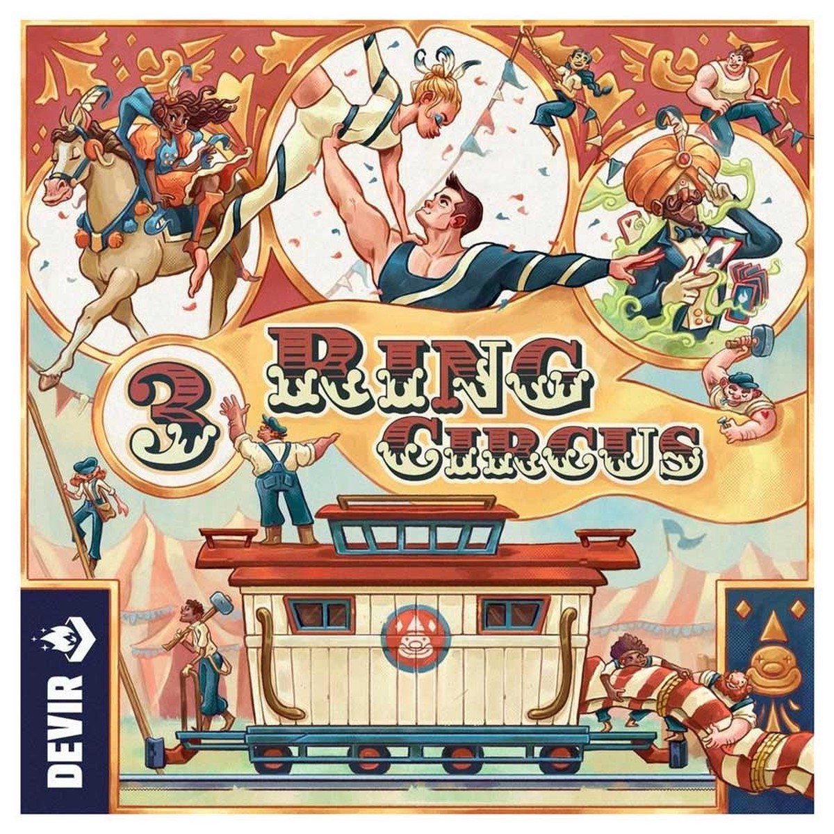 New Arrival 3 Ring Circus