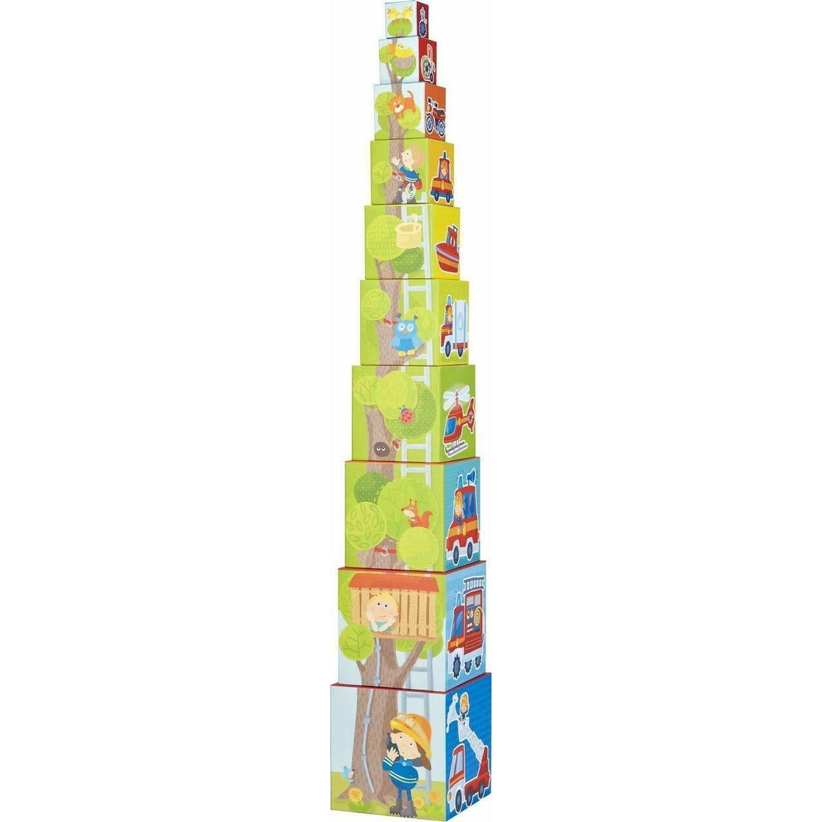 Stacking Cubes Fire Brigade
